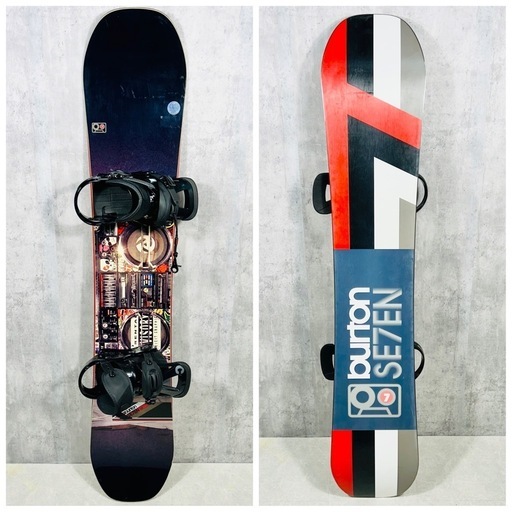 バートン BURTON seven 155cm 3点セット スノーボード ブーツ メンズ バートン BURTON seven 155cm 3点セット スノーボード ブーツ メンズ