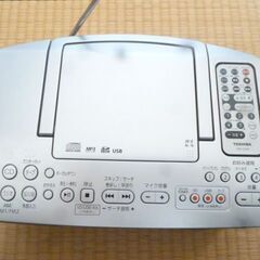東芝　CDが聞けないCDラジカセ　の画像