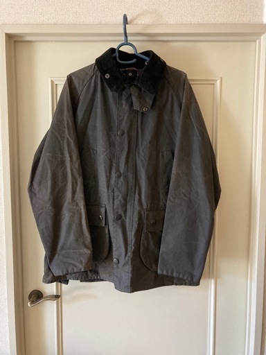 バブアービデイルSLオイルド 黒　グレー