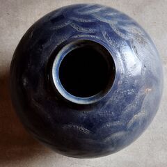 苧坂恒治作 壺 つぼ 花瓶 花器 花入れ　/MJ-1065 1Fの画像