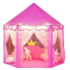 キッズテントプリンセス城型子供用テントキッズプレイハウスプリンセ...