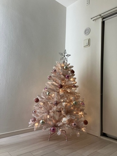 フランフラン  LED照明付きクリスマスツリー120センチ
