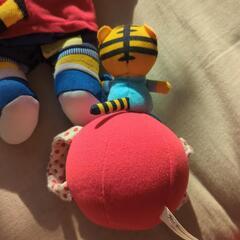 しまじろう人形　おもちゃ　Benesse　起き上がりこぼし　パペット　２つセットの画像