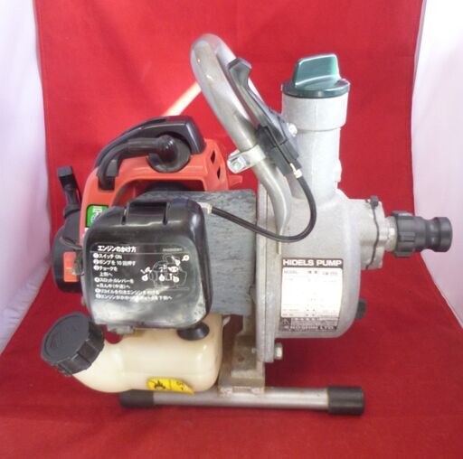 工進 KM-25S エンジンポンプ ハイデルスポンプ/エンジン始動・簡易排水確認済・中古品・本体のみ/現状渡し