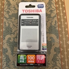 東芝AM/FMラジオ 高感度ポケットサイズラジオ