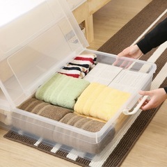 ベッド下収納キャスター付き 衣装ケースの画像