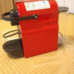 ネスプレッソ専用コーヒーマシン　イニッシア赤の画像