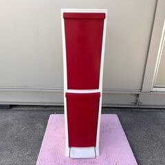 Y8◇スリム  ペダル式ごみ箱◇ゴミ箱◇ダストボックス◇2分別◇...