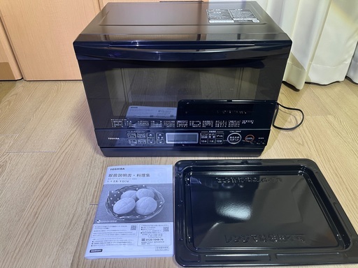 【成約・お取引中】東芝 スチームオーブンレンジ 石窯ドーム 26L ER-VD70(K)
