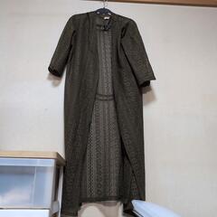 shell brown カーディガン