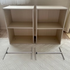 ニトリ　カラボ　カラーボックス　伸縮ポール　まとめ売り　セット