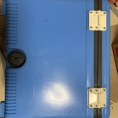 PLUKY プラッキー　クーラーボックス ベルト付き　釣り　ナガイ　水色の画像