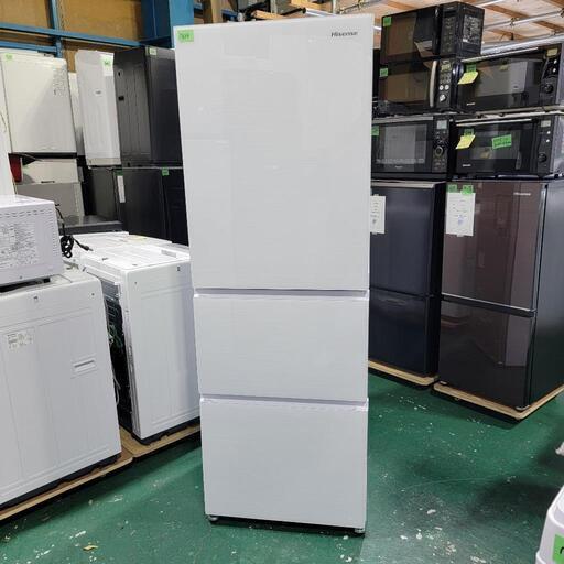 ‍♂️h070202売約済み❌7666‼️設置まで無料‼️最新2024年製✨人気のガラストップ✨Hisense 358L 3ドア 冷蔵庫 自動製氷付き
