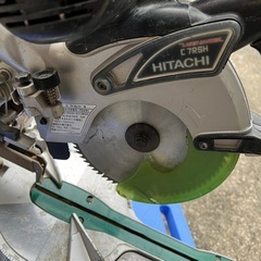 稼働！卓上スライド丸ノコ HITACHI C7RSH 木工用 DIY  の画像