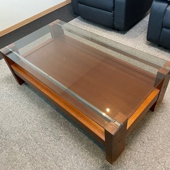 ガラストップセンターテーブル