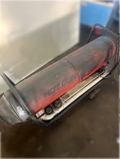 静岡／静岡製機／ジェットヒーター／ホットガン／熱風式ヒーター／125L