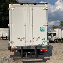 (弊社在庫管理番号:0584)H26年式　三菱ふそう　キャンター　冷蔵冷凍車　低温-30℃設定　東プレ製　デュオニック　標準ロング　２トン積載　２エバ　ステン床　左サイド扉　ラッシング２段　の画像