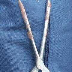 ビンテージ　理容用具 鉄製 昔のヘアアイロン コテ こて パーマネントコテ 昭和レトロ の画像