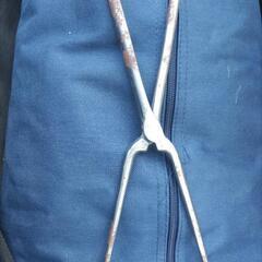 ビンテージ　理容用具 鉄製 昔のヘアアイロン コテ こて パーマ...