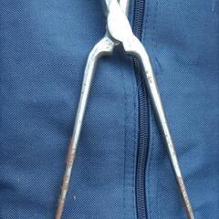 ビンテージ　理容用具 鉄製 昔のヘアアイロン コテ こて パーマネントコテ 昭和レトロ の画像