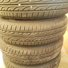 G-SPEED 4-13+45 4H100 バリ溝 DUNLOP EC202 145/80R18 75S 13インチ 4本セット の画像