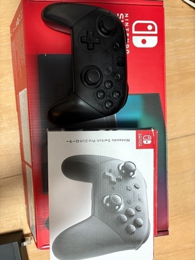 （お話し中）
Nintendo Switch  + プロコン
