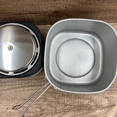 【レガストック川崎本店】YAZAWA ヤザワコーポレーション トラベルマルチクッカー TVR70BKの画像