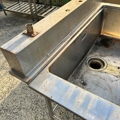 シンク　深型　現状　業務用　マルゼンの画像