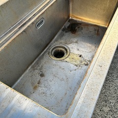 シンク　深型　現状　業務用　マルゼンの画像