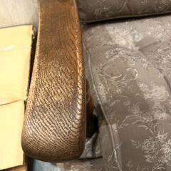 琉■13157■キツツキマーク イス ソファ 座椅子 2人掛け 椅子 チェア 飛騨産業の画像