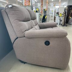 【ジモティ来店特価！！】　電動ソファ　ニトリ　ブラウン　J-12131の画像