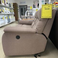【ジモティ来店特価！！】　電動ソファ　ニトリ　ブラウン　J-12131の画像