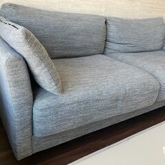 ソファ差し上げます（ニトリ/2020年購入/グレー)の画像