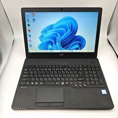 美品★ 15.6 富士通 ノートPC LIFEBOOK A359/BX Core i3-8130U windows11 pro 8GB SSD256GB  カメラあり オフィス (B410)