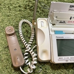 固定電話　ＦＡＸ付き　子機付き　新品インク付き　　　 の画像