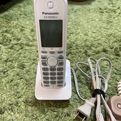 固定電話　ＦＡＸ付き　子機付き　新品インク付き　　　 の画像