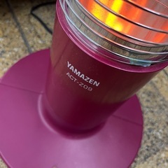山善電気スタンド　ストーブの画像