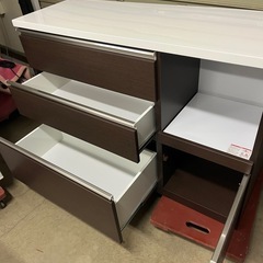 美品‼︎ キッチンカウンター(ダークブラウン)120サイズ/三幸ジャパンの画像