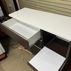 美品‼︎ キッチンカウンター(ダークブラウン)120サイズ/三幸ジャパンの画像