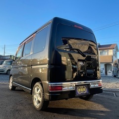 🉐【支払い総額35万円】車検令和8年11月24日H20年式ダイハツ　アトレーワゴン　カスタムターボR   SDナビ　Bluetooth  ETC　キーレス調子良好‼️乗って帰れる！の画像