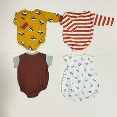 ベビー服 男の子 ロンパースの画像