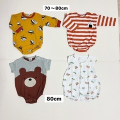 ベビー服 男の子 ロンパースの画像
