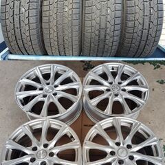 4本セット【中古】スタッドレス 215/55R17 トーヨー｜【...