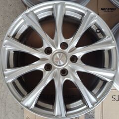 4本セット【中古】スタッドレス 215/55R17 トーヨー｜【中古】アルミホイール 17x7 5x114.3 +40 ハブ径:φ60mm ※ストレートナット専用※の画像