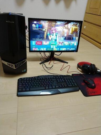 ゲーミングパソコンフルセット　i7-4790k/GTX980/22インチモニター