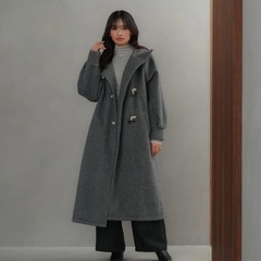 アストリアオディール シャギースタンドダッフルコート の画像