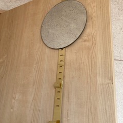 フライングタイガー　ドアフックミラー　ゴールドの画像