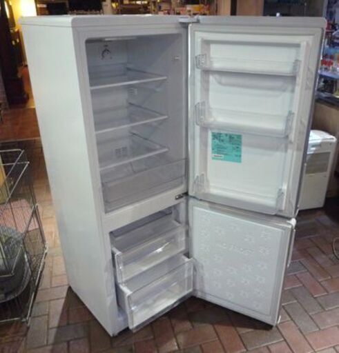 冷蔵庫 JR-NF173B 大容量 おしゃれ シルバー 新札幌 ハイアール JR-NF173B 冷蔵庫 173L 2020年製/NO.2350