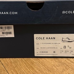 【ほぼ新品】【半額以下】
COLE HAANビジネスシューズ　男性用革靴　26cmの画像