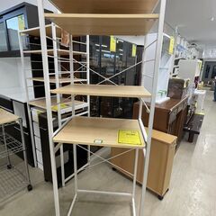 【ジモティ来店特価！！】　レンジラック　ホワイト×ナチュラル　J...